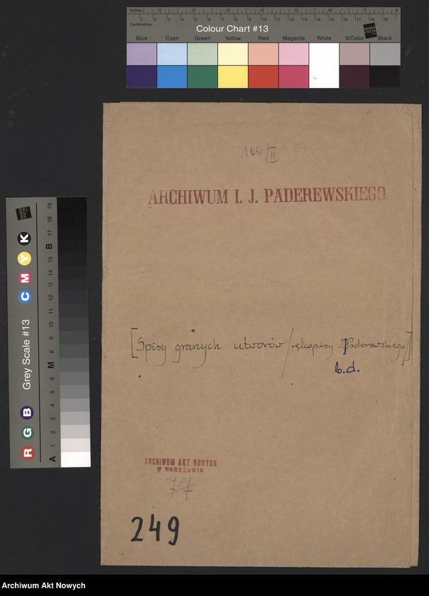 image.from.unit.number "Spisy granych utworów. Rękopisy I. J. Paderewskiego"