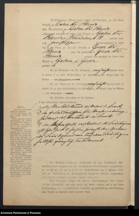 image.from.unit.number "Acta betreffend die Aufgebots-Verhandlungen enthaltend die Schriftstüke nur §§ 28 bis 35,38,43,45,bis 50 und andere."