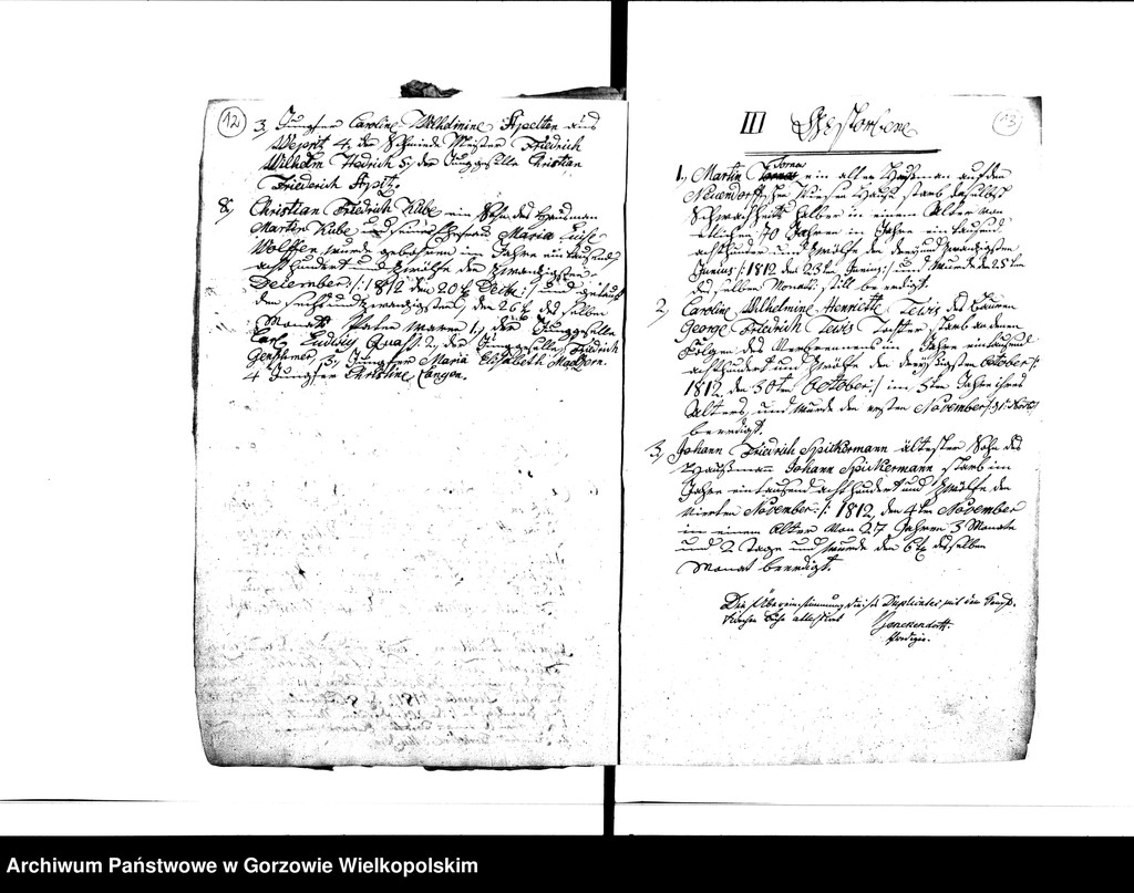 image.from.unit.number "Duplikate der Kirchenbücher von der Parochie Beyersdorf: Beyersdorf (Baczyna), Zanzin (Santocko), Loppow (Łupowo), Neuendorf (Chróścik)"