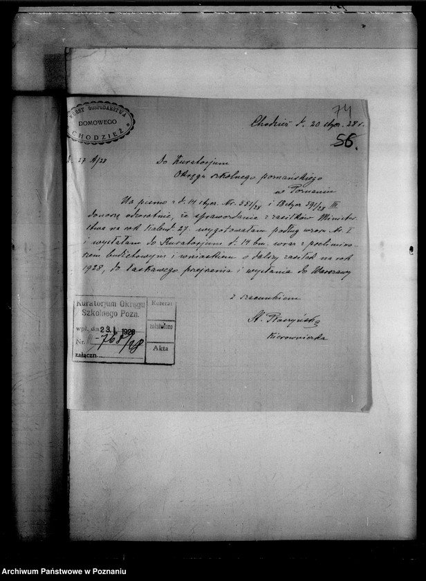 image.from.unit.number "Kursy gospodarstwa domowego Stowarzyszenia Kobiet pracujących - Chodzież"