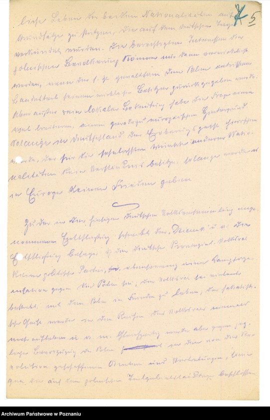 Obraz 19 z jednostki "Sytuacja przed wybuchem powstania wielkopolskiego. /Tłumaczenia z prasy polskiej na język niemiecki, wypisy z prasy niemieckiej w Poznaniu/ - część lV."