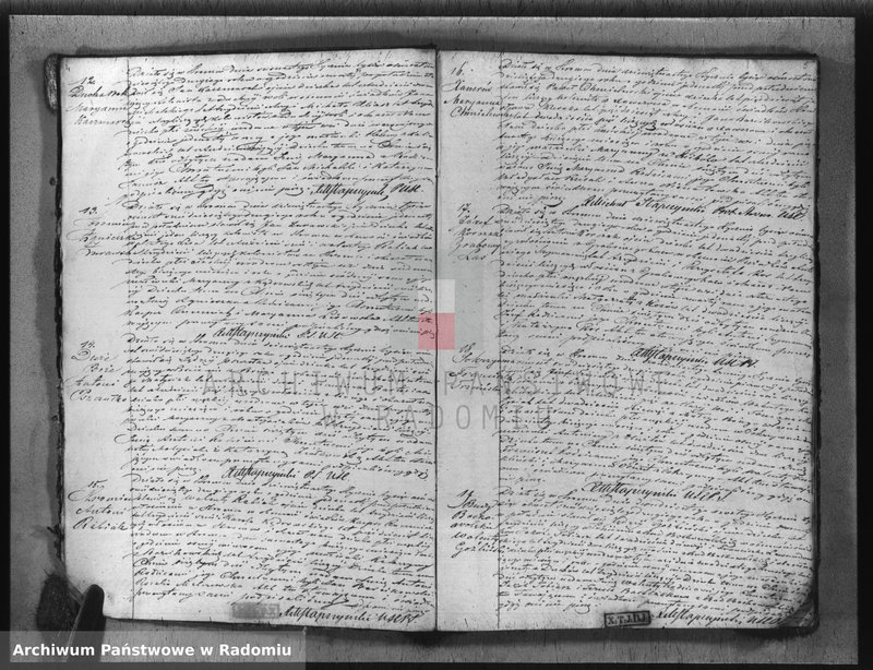 image.from.unit.number "Dupplikat akt religijno cywilnych urodzenia, małżeństwa i zejścia z parafii Stromiec 1862 roku"