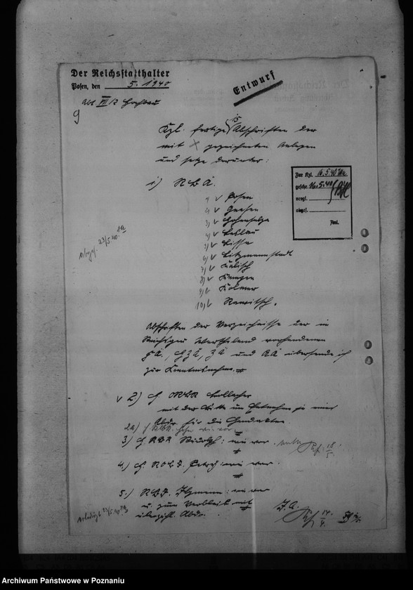 Obraz 13 z jednostki "Unterbringung der Arbeitsämter"