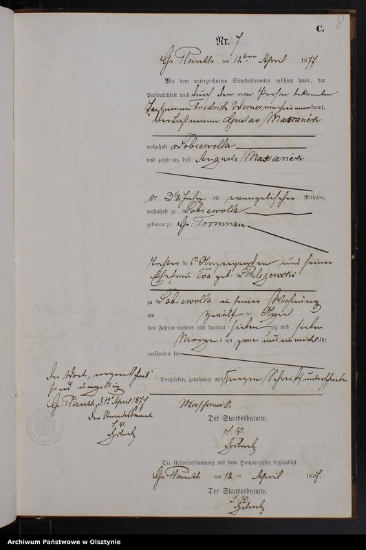 image.from.unit.number "Sterbe-Neben-Register Nr 1 - 44"