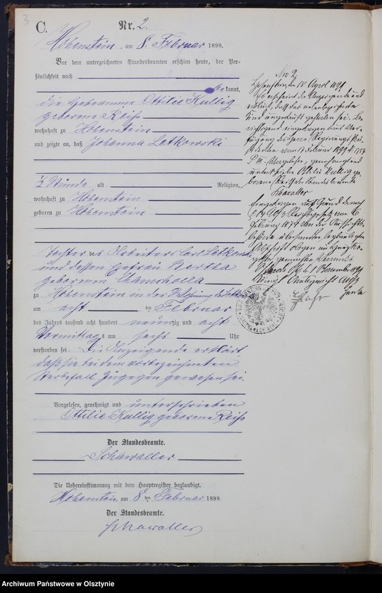 image.from.unit.number "Sterbe-Neben-Register Nr 1 - 58"