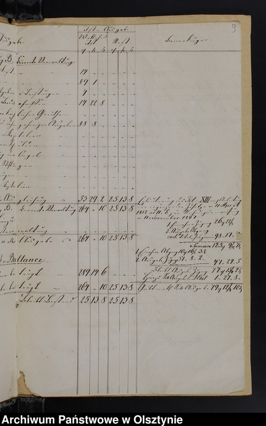 image.from.unit.number "Extract aus der Jahres Rechnung der Kirchen Kasse zu Silberbach"