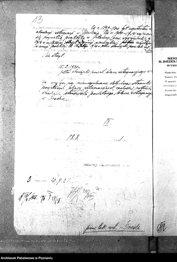 Obraz 17 z jednostki "Pow. lekarz Weterynaryjny Środa"