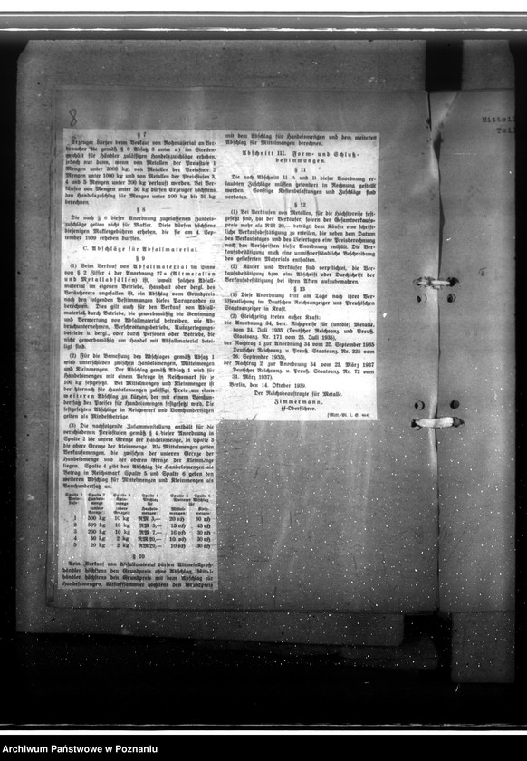 Obraz 13 z jednostki "Eisen- und Metallwirtschaft, sowie Preisbildung der Metallerzeugnisse"