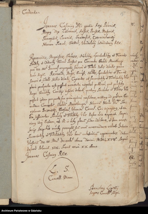 image.from.unit.number "Recesy Stanów, między innymi sejm nadzwyczajny w Warszawie 24 I - 7 III 1668"