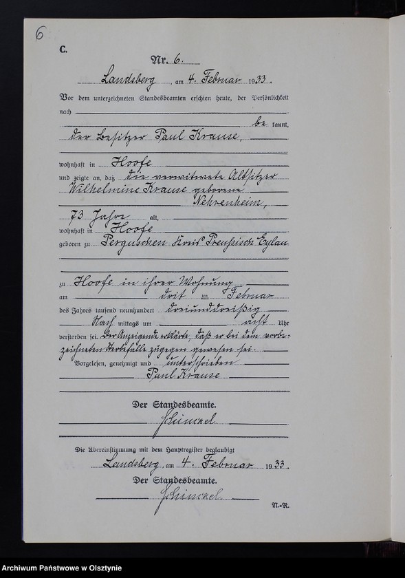 image.from.unit.number "Sterbe-Neben-Register Nr 1 - 20 [ Księga zgonów - wtóropis ]"