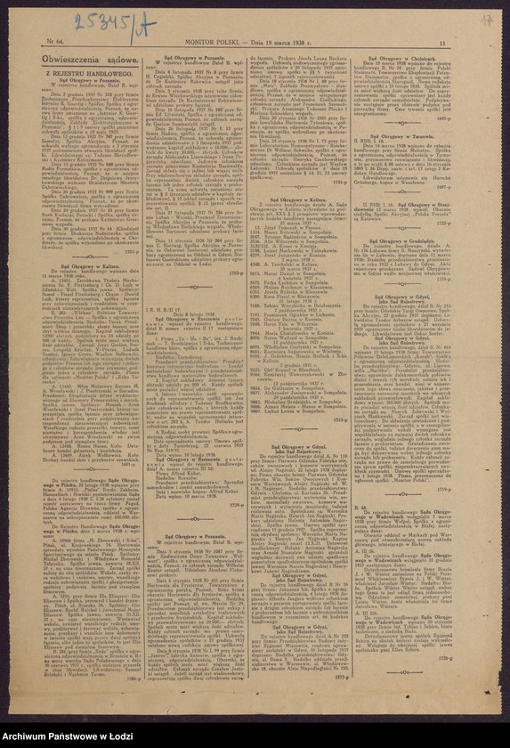 Obraz 19 z jednostki "Saul Jelin, Ilia Rudomin, Ilia Perelsztejn- przedsiębiorstwo przewozowe"