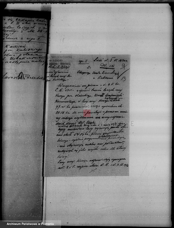 Obraz 17 z jednostki "Majątek Kuszyn powiat kaliski /sprawy leśne/"