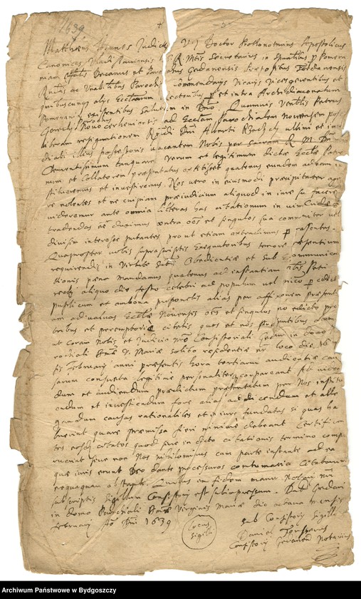 image.from.unit.number "[Akta dot. sporu proboszcza w Nowem z tamtejszymi mieszczanami]"