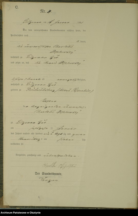 image.from.unit.number "Sterbe-Haupt-Register Nr 1 - 14"