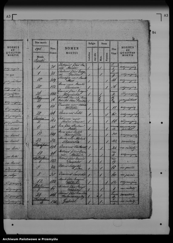 Obraz 9 z jednostki "[Kopie ksiąg metrykalnych parafii Werchrata z filią Prusie (dekanat Rawa Ruska)]"