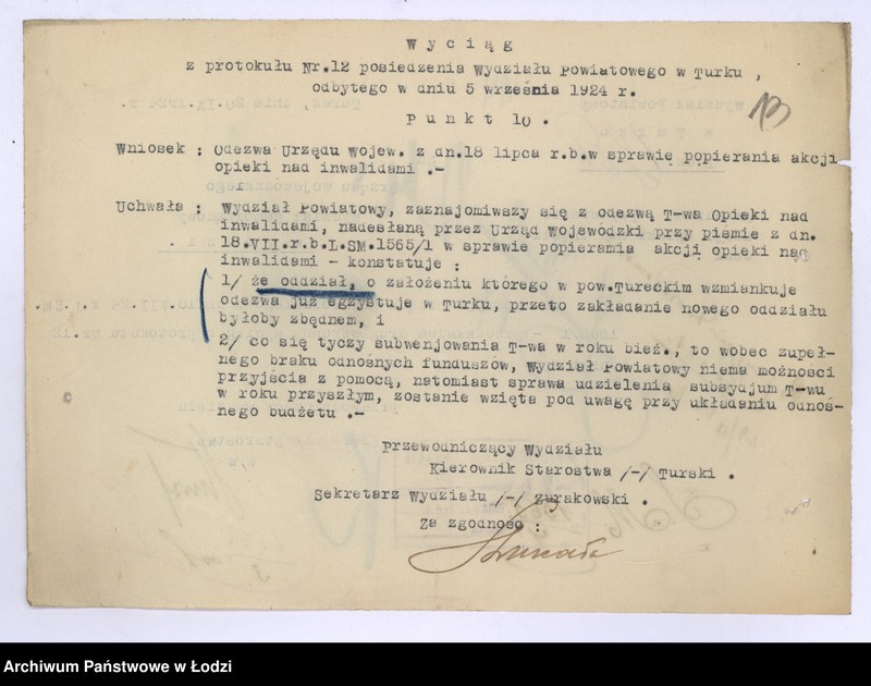 Obraz 16 z jednostki "Różne sprawy administracyjne - zezwolenia na otwieranie drobnych przedsiębiorstw"