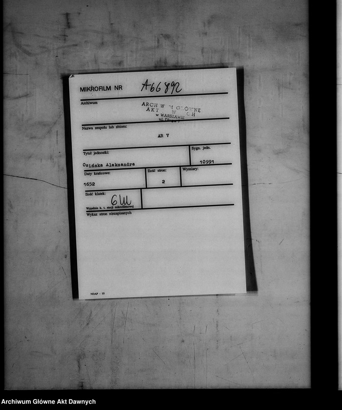 Obraz 2 z jednostki "Osińska Aleksandra"