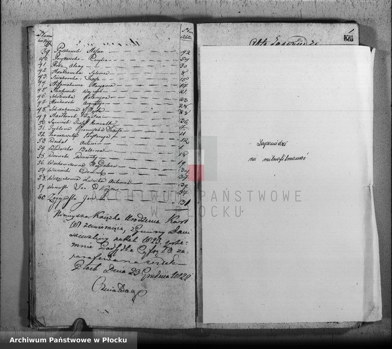 Obraz 20 z jednostki "Akta urodzeń, małżeństw i zgonów"