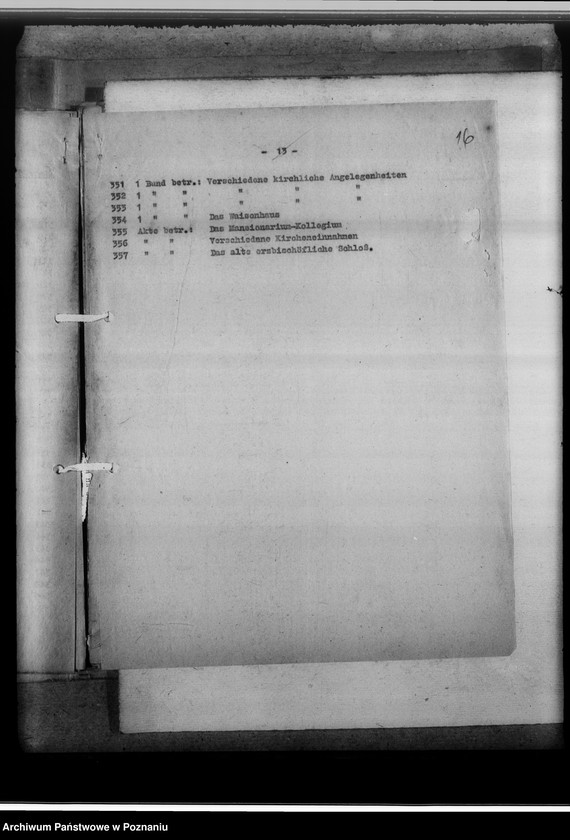 Obraz 20 z jednostki "Feststellung von Verlusten, Wiederherbeischaffung, Ersatzbeschaffung. Gnesen-Stadt [miasto Gniezno]"