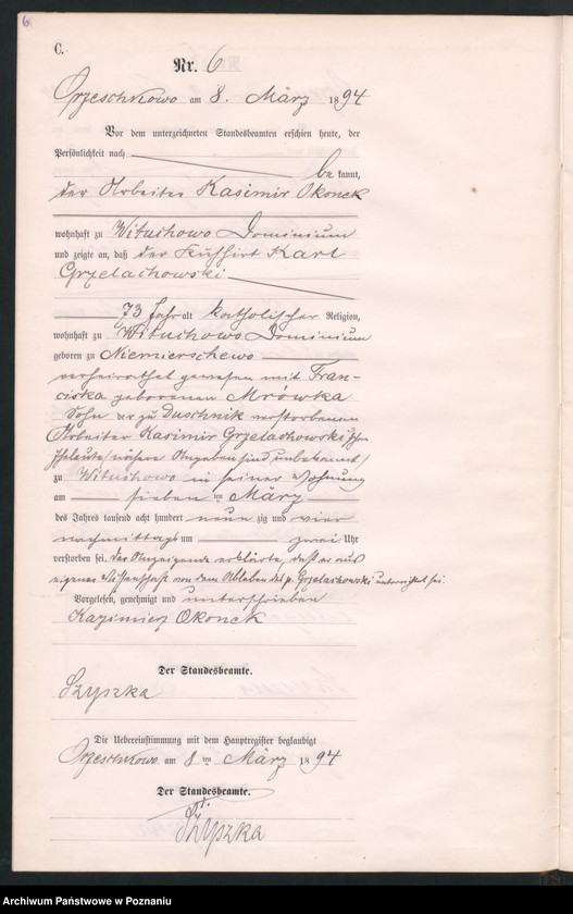 Obraz 9 z jednostki "Księga zgonów"