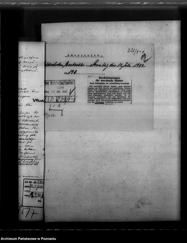 Obraz 16 z jednostki "Rachitisprophylaxe Entbindungsheime der NSV"