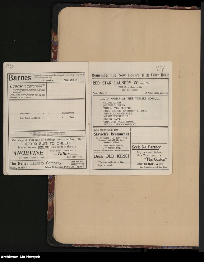 image.from.unit.number "Amérigue (Programy koncertów w czasie tourneé w Stanach Zjednoczonych i Australii)"