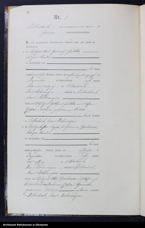 image.from.unit.number "Heiraths-Neben-Register Nr 1 - 17"