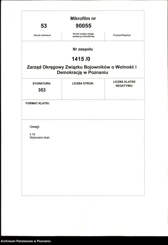 Obraz 5 z jednostki "Sytuacja przed wybuchem powstania wielkopolskiego. /Tłumaczenia z prasy polskiej na język niemiecki, wypisy z prasy niemieckiej w Poznaniu/ - część lV."