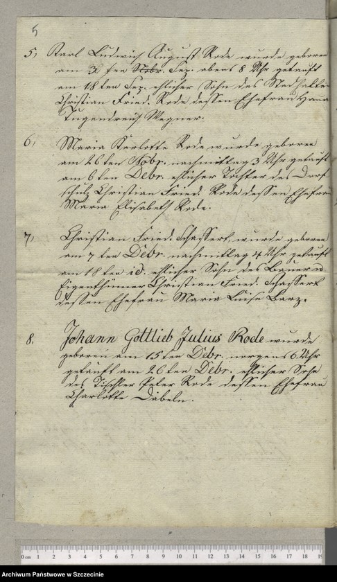 image.from.unit.number "Die Kirchenbuchs Duplicate von Bonin [Bonin]"