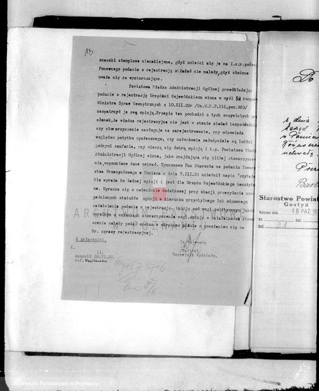 Obraz 17 z jednostki "/Towarzystwo Przemysłowe w Poniecu powiatu gostyńskiego/"