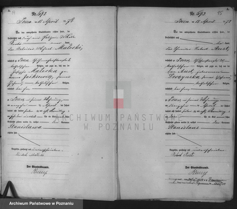 Obraz 9 z jednostki "Księga urodzeń t. II"