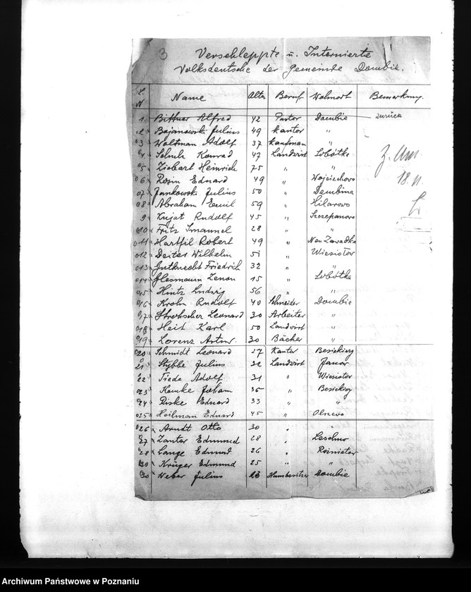 Obraz 7 z jednostki "Amtliche Meldungen Kreis Warthbrüchen (Koło)"