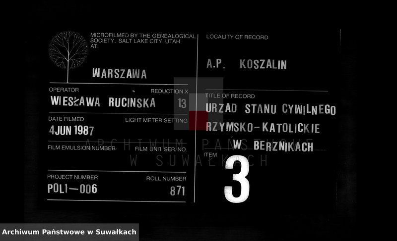 image.from.unit.number "Duplikat Berznickago Rimsko- Katoličeskago Prichoda 1881 goda."