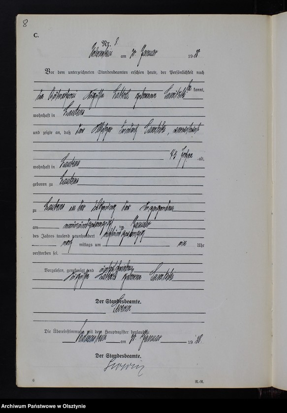 image.from.unit.number "Sterbe-Neben-Register Nr 1 - 85"