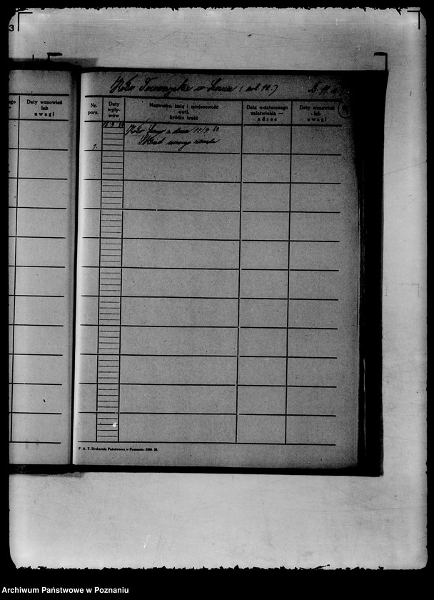 Obraz 18 z jednostki "/Spisy spraw Wydziału Społeczno-Politycznego/"