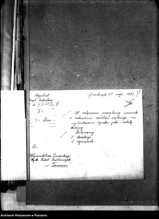 Obraz 16 z jednostki "[Pożyczki i zapomogi państwowe na roboty budowlane w mieście Grudziądzu]"