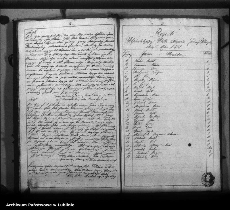 image.from.unit.number "Księga urodzeń, zapowiedzi, małżeństw i zgonów"