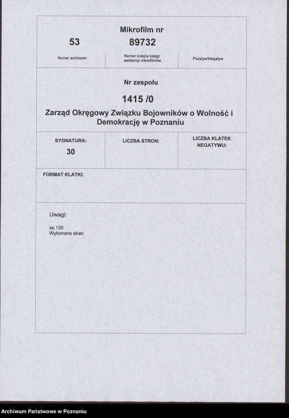 Obraz 5 z jednostki "Stenogram z Vl Okręgowego Zjazdu Delegatów Związku Bojowników o Wolność i Demokrację w Poznaniu."