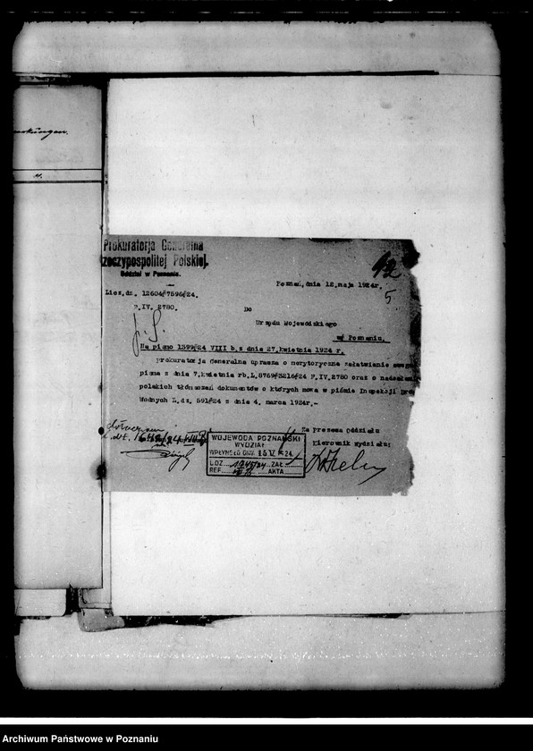 Obraz 9 z jednostki "/Przewłaszczenie parceli M. Spechtowej z Romanowa/"