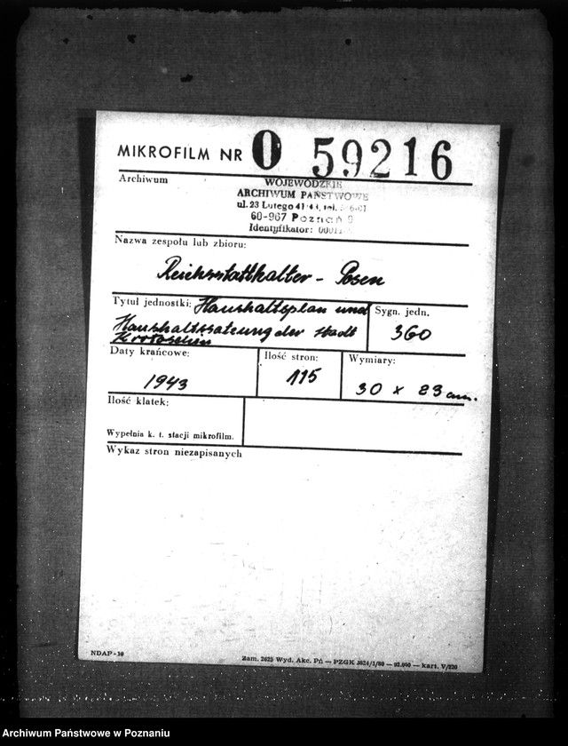 Obraz 2 z jednostki "Haushaltsplan und Haushaltssatzung der Stadt Krotoschin"