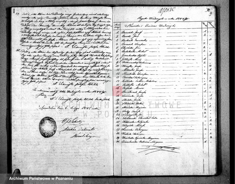 Obraz 6 z jednostki "Duplikat urodzonych, zaślubionych i zgonów"
