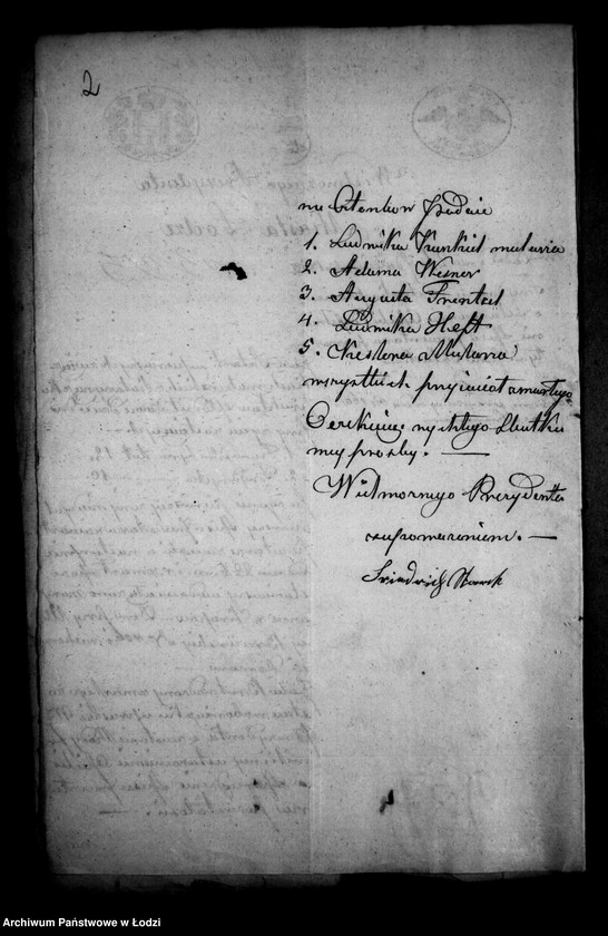 Obraz 6 z jednostki "Akta tyczące się ustanowienia opieki nad nieletnimi po zmarłych Janie i Katarzynie małżonkach Sztark"