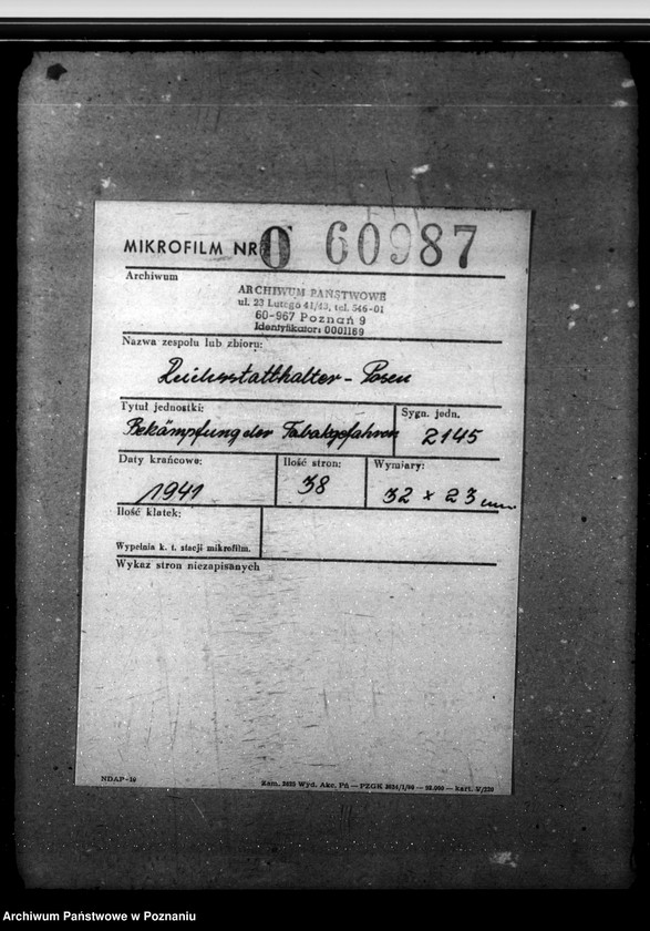 Obraz 2 z jednostki "Bekämpfung der Tabakgefahren"