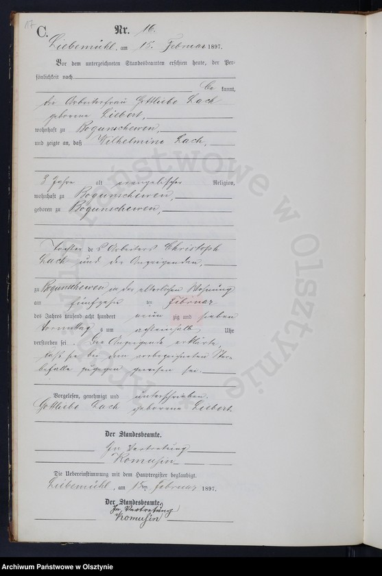 image.from.unit.number "Sterbe-Neben-Register Nr 1 - 98"