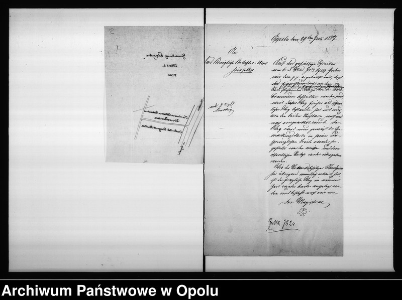Obraz 7 z jednostki "Acta des Magistrats zu Oppeln betreffend den Weg zwischen dem Friedländer u[nd] Kandziora