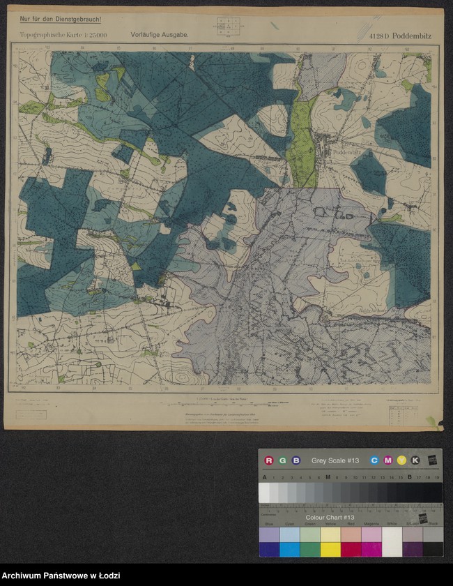 Obraz 1 z jednostki "4128 D Poddembitz Topographische Karte"