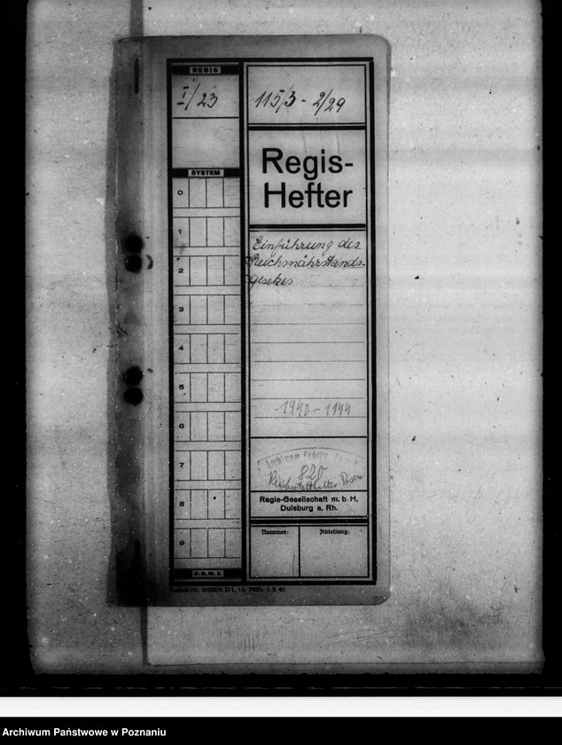 Obraz 5 z jednostki "Einführung des Reichsnährstandsgesetzes"