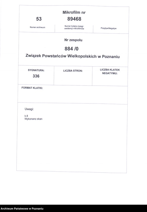 Obraz 2 z jednostki "Szamotuły - akta koła."