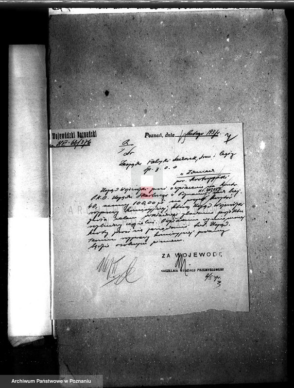 Obraz 12 z jednostki "Zatwierdzenie zakładu przemysłowego /cegielni parowej/ Fabryka dachówek i dren Spółka z o.o. B. Weber w Zdunach pow. krotoszyński"