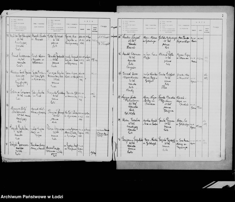 Obraz 7 z jednostki "Ksiega ślubów"